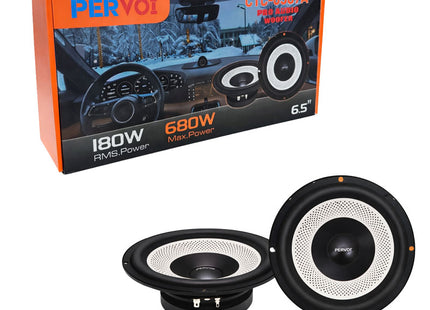 Pervoi CTC-6567A ζευγάρι ηχείων αυτοκινήτου 6.5 ιντσών 180W