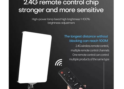 Plokama LIVE-P24 LED video light 75W με 2.4G τηλεχειριστήριο