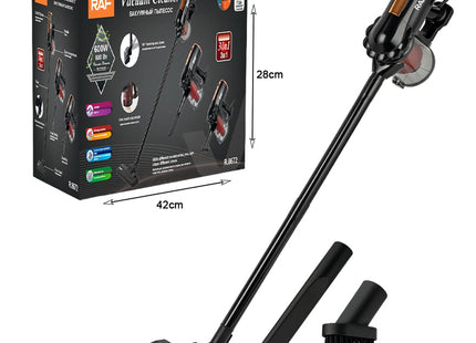 RAF R-8672 ηλεκτρική σκούπα stick 600W μαύρη με κουτί και εξαρτήματα