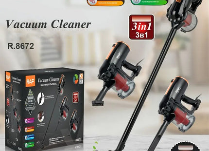 Σκούπα RAF R-8672 Vacuum Cleaner 600W 3 σε 1 με πλενόμενο φίλτρο