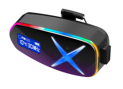 R.S K16 2X Bluetooth FM ενδοεπικοινωνία κράνους γκρι μαύρη