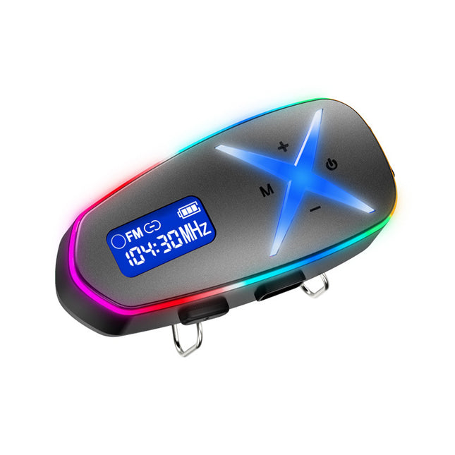R.S K16 2X ενδοεπικοινωνία κράνους με LED και οθόνη FM