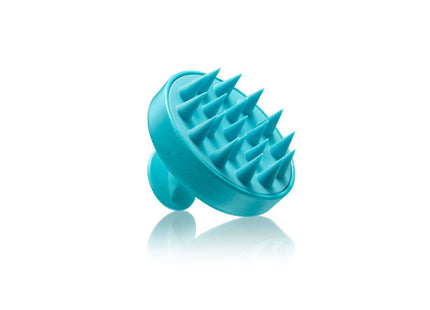 Μπλε βούρτσα μασάζ κεφαλής Scalp Massager με μαλακές ακίδες