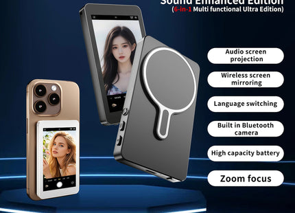 Snapsoul RK-X40L Bluetooth magnetic selfie screen λειτουργίες