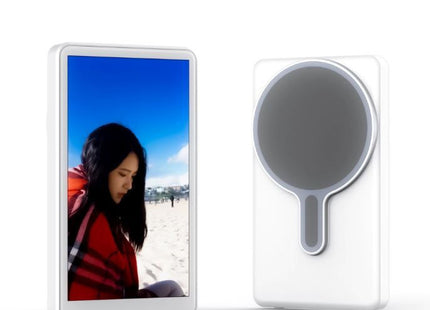 Snapsoul RK-X40L μαγνητική οθόνη selfie Bluetooth Zoom λευκή