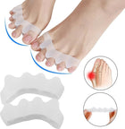 Διαχωριστικά δακτύλων ποδιού toe corrector από σιλικόνη 2 τεμαχίων