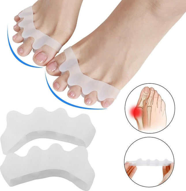 Διαχωριστικά δακτύλων ποδιού toe corrector από σιλικόνη 2 τεμαχίων