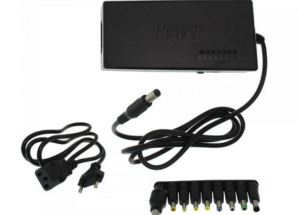 Universal φορτιστής laptop 120W με αποσπώμενο καλώδιο και 8 βύσματα
