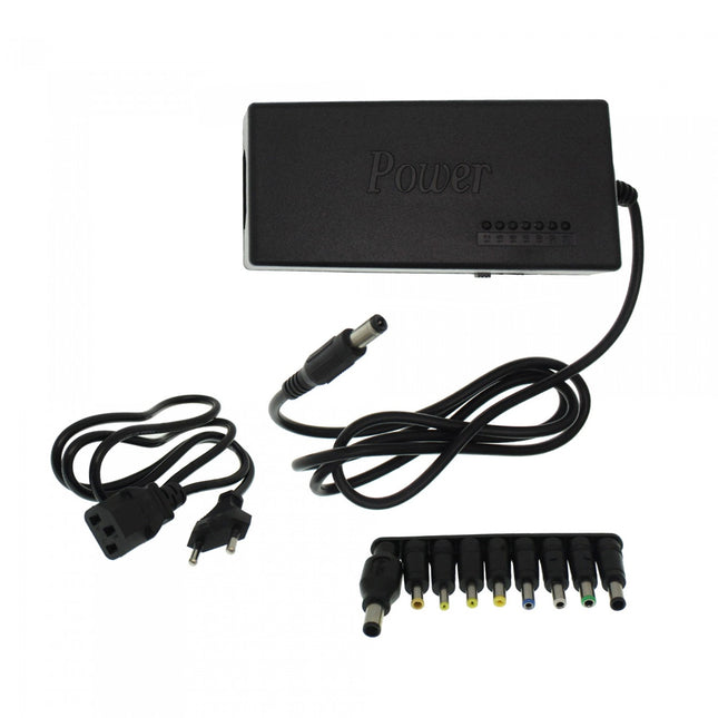 Universal φορτιστής laptop 120W με αποσπώμενο καλώδιο και 8 βύσματα