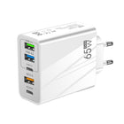 Πολύθυρος φορτιστής 65W με 3 USB-A και 2 USB-C για κινητά και tablets