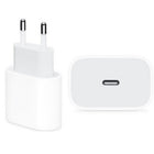 Λευκός φορτιστής USB-C 20W με ευρωπαϊκό βύσμα