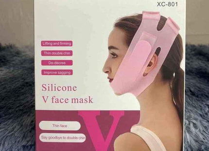 Συσκευασία XC-801 και ροζ μάσκα σιλικόνης V Face