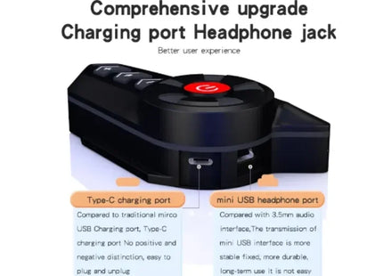 OEM CTK-X-12 Ασύρματο Bluetooth Κράνους Μονή Ενδοεπικοινωνία για μοτοσυκλέτα