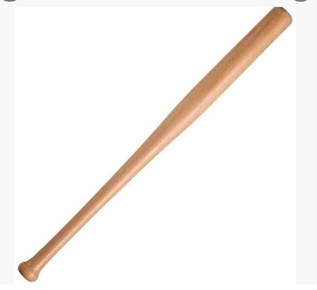 Ξύλινο ρόπαλο baseball 64cm σε φυσικό χρώμα